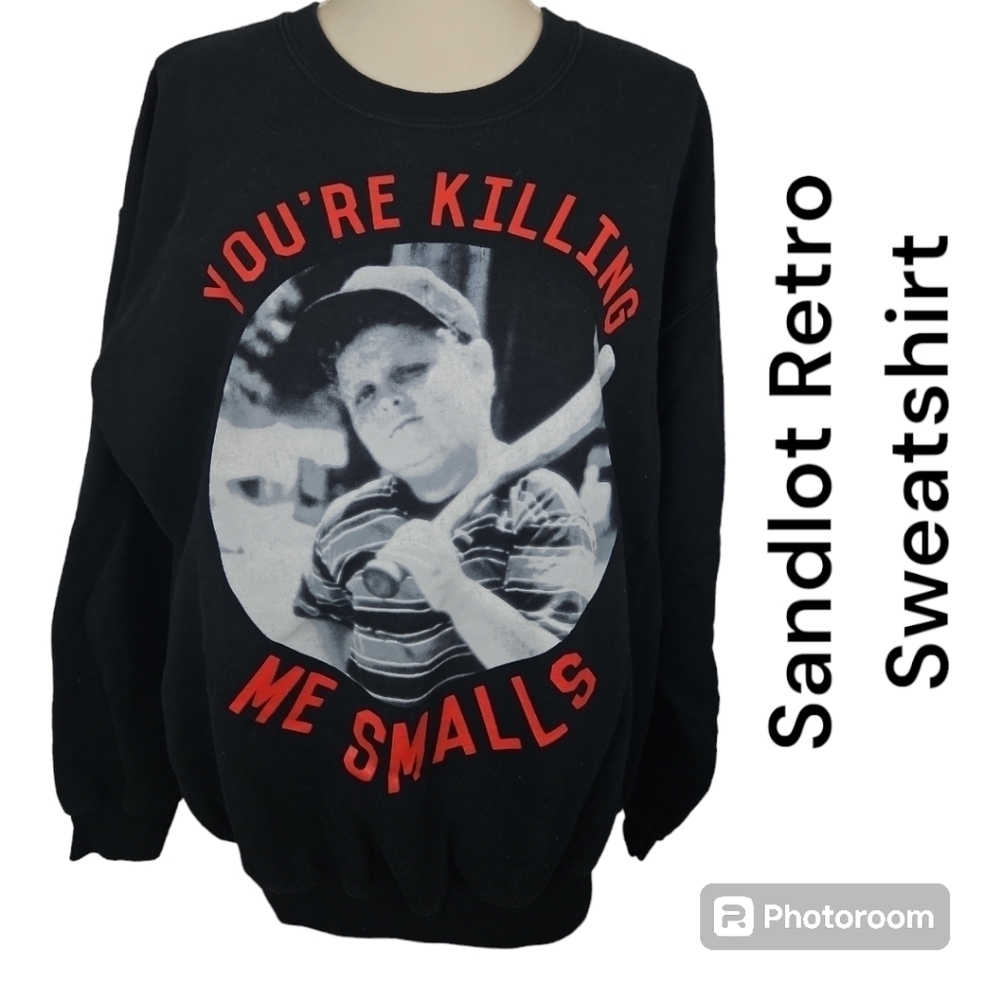 The Sandlot You’re Killing Me Smalls Graphic Crewneck Sweatshirt Black L Men’s